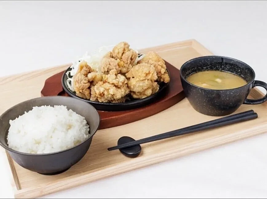 唐揚げ定食　【5個】