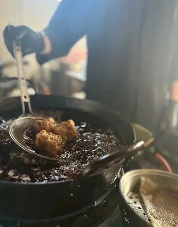 二度揚げの技術